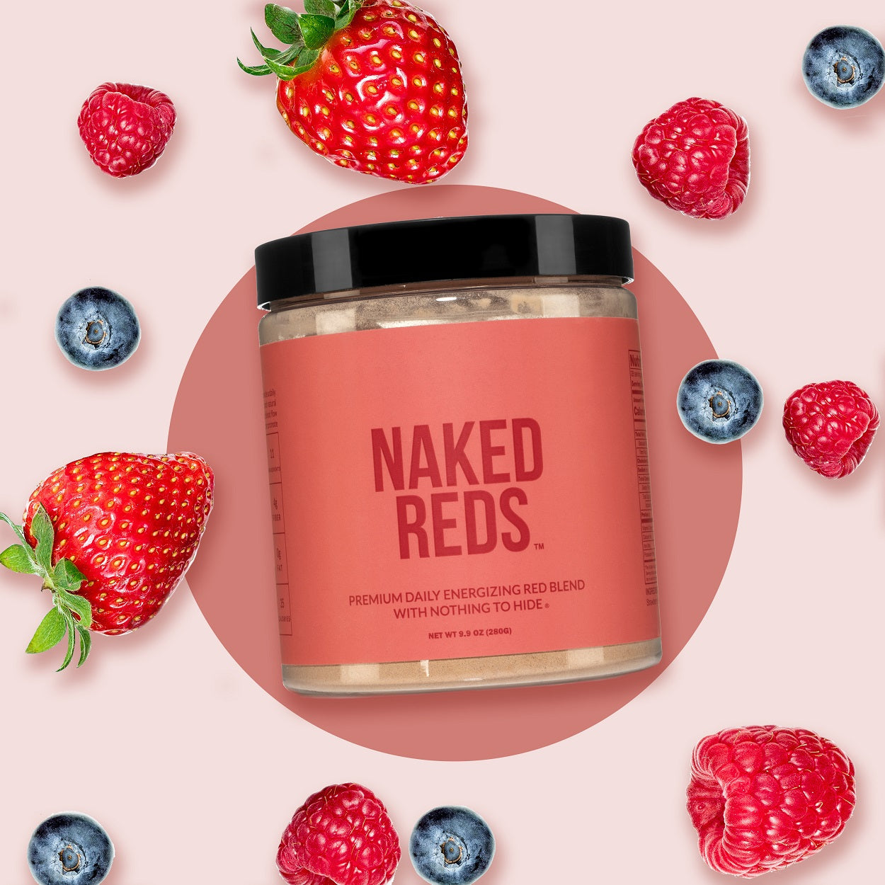 Red Fruit & Vegetable Blend Powder for Straightforward Daily Mixing