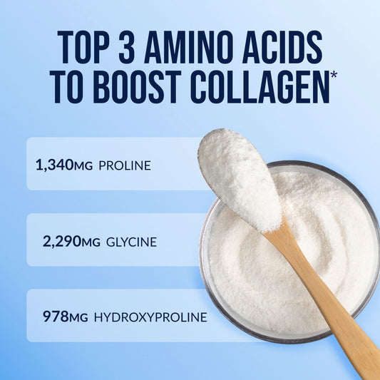 Collagen Peptides Protein Powder - Collagen Peptides for Smooth Drinks, Coffee and Recipes