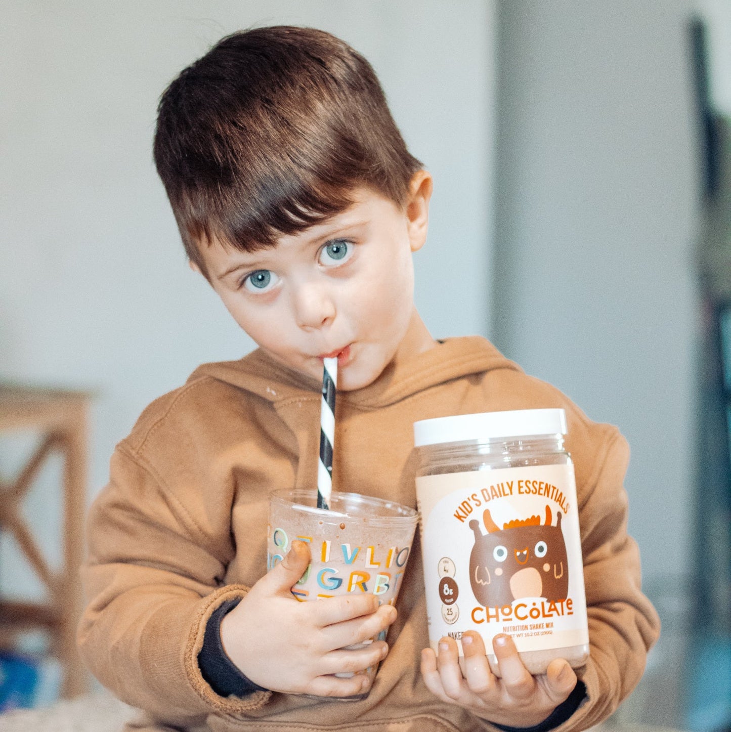 Kid's Nutrition Shake - Chocolate Formula for Simple Daily Nutrition Routines