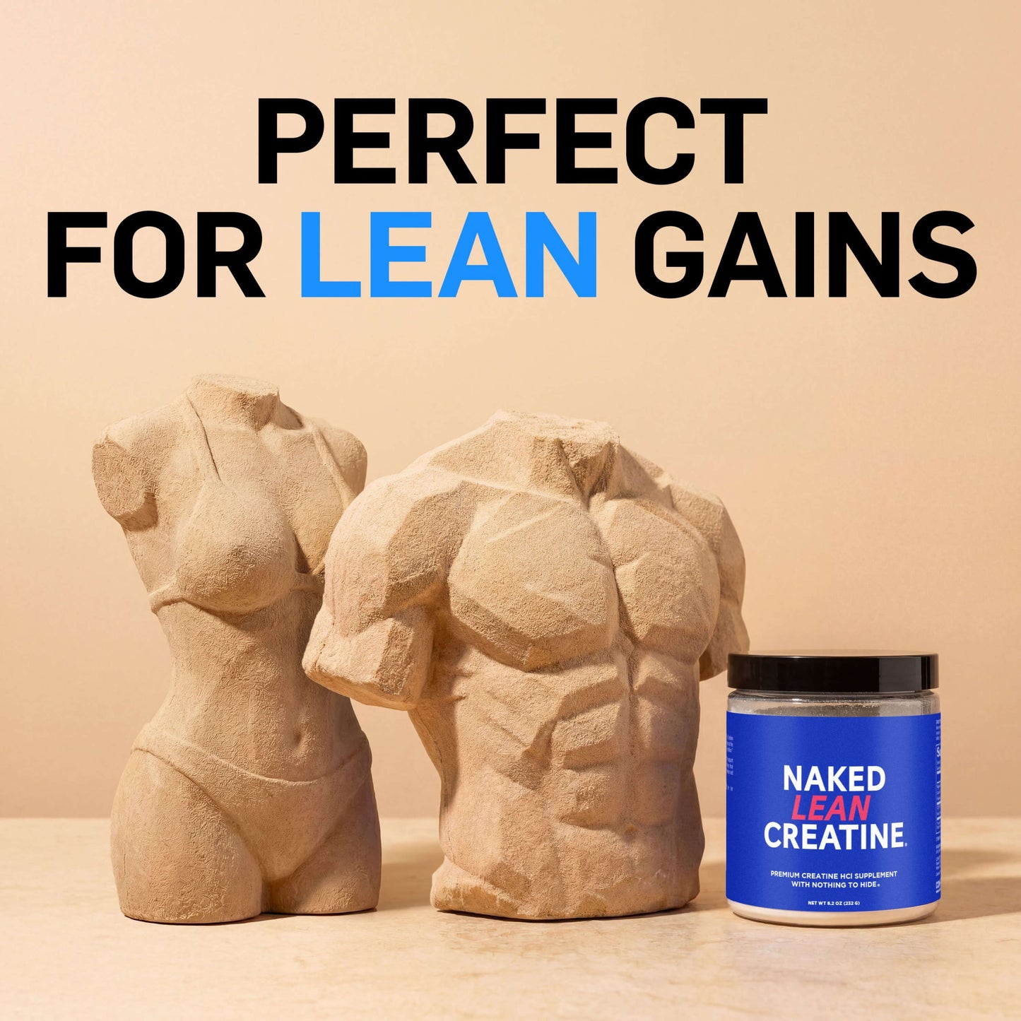 Creatine HCl Powder - Unflavored for Simple Pre- or Post-Workout Routines