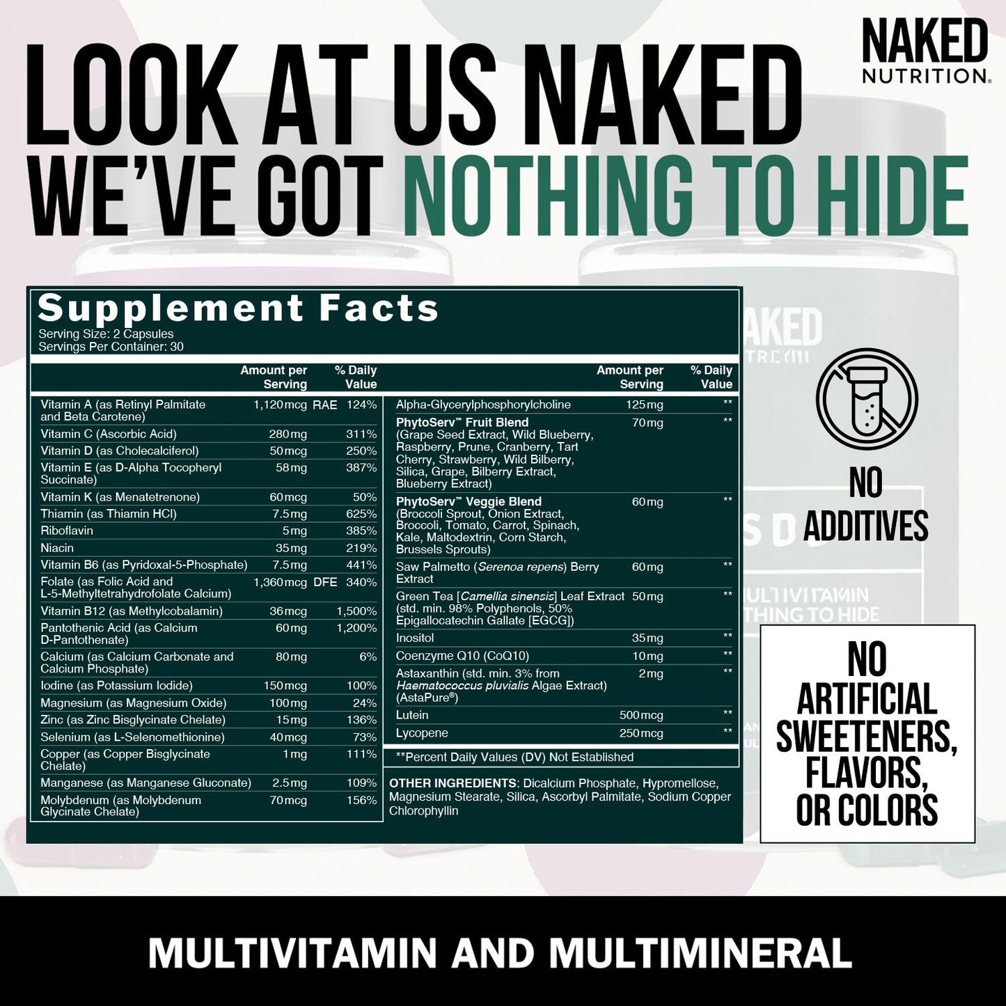 Multivitamin for Men - Men's for Simple Daily Nutrition Routines
