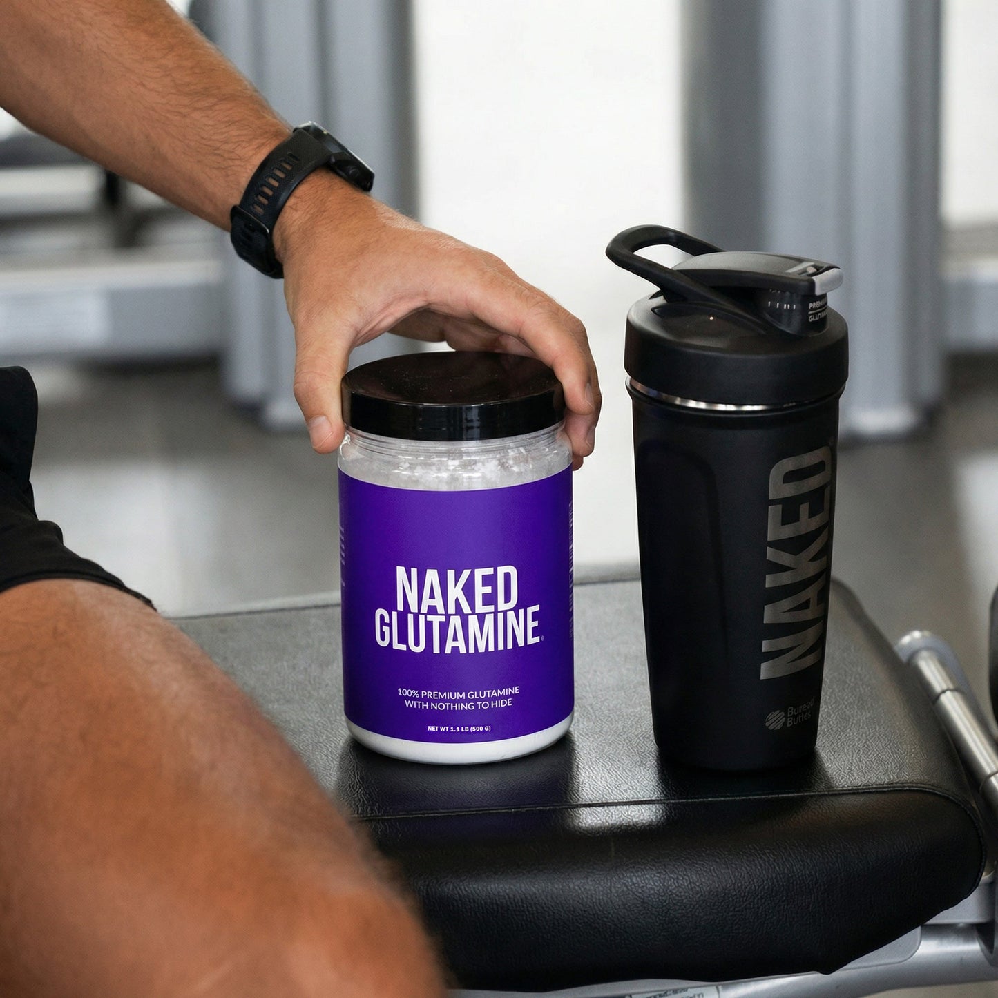 Glutamine Powder - 1.1LB for Simple Pre- or Post-Workout Routines