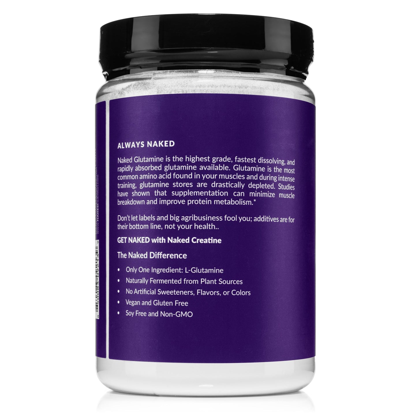Glutamine Powder - 1.1LB for Simple Pre- or Post-Workout Routines