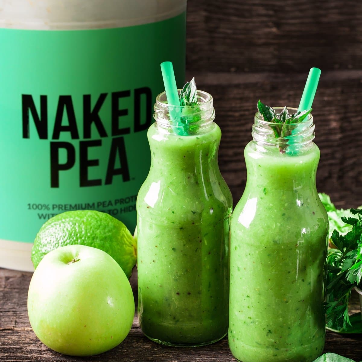 Vanilla Pea Protein Powder - Vanilla - Standard Size for Convenient Daily Protein Mixing