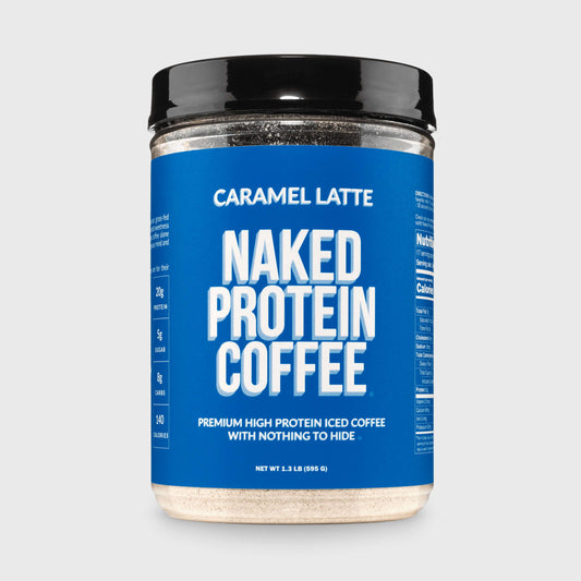 Caramel Latte Protein Iced Coffee - Caramel Latte for Smooth Iced Coffee Protein Routines