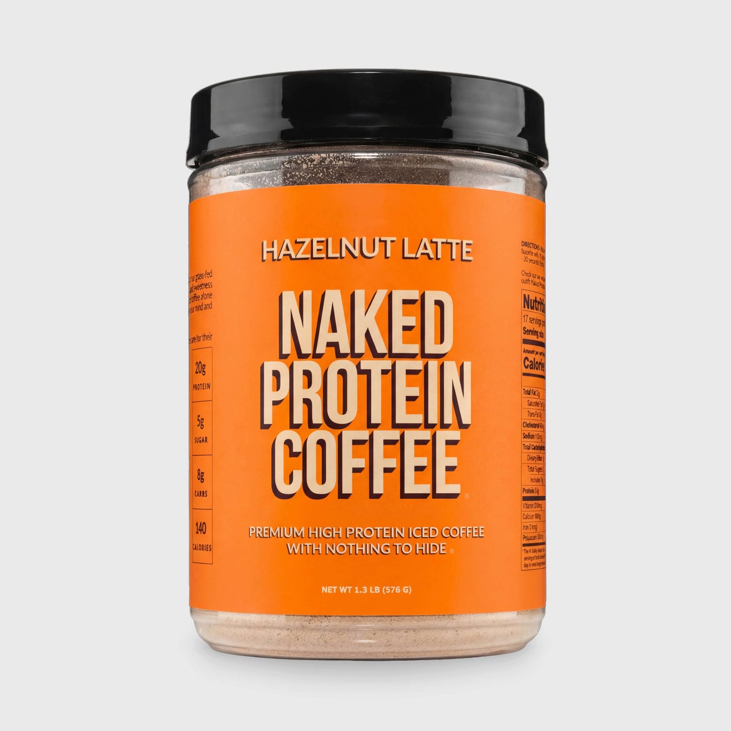 Hazelnut Latte Protein Iced Coffee - Hazelnut Latte for Smooth Iced Coffee Protein Routines