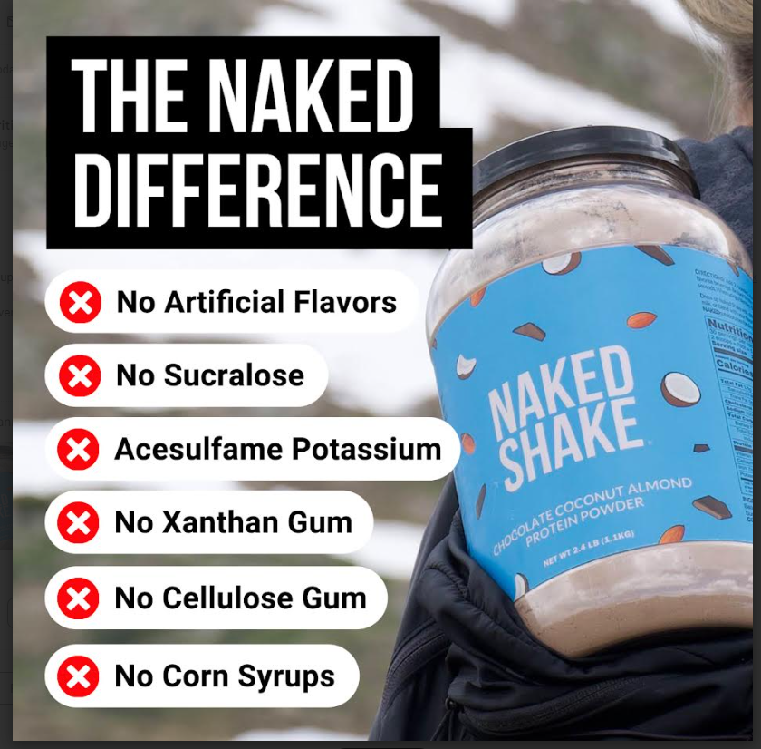Chocolate Coconut Almond Protein Shake - Chocolate Coconut Almond for Smooth Shakes at Home or On the Go
