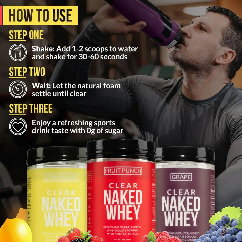 Fruit Punch Whey Protein Isolate - Fruit Punch for Straightforward Daily Mixing
