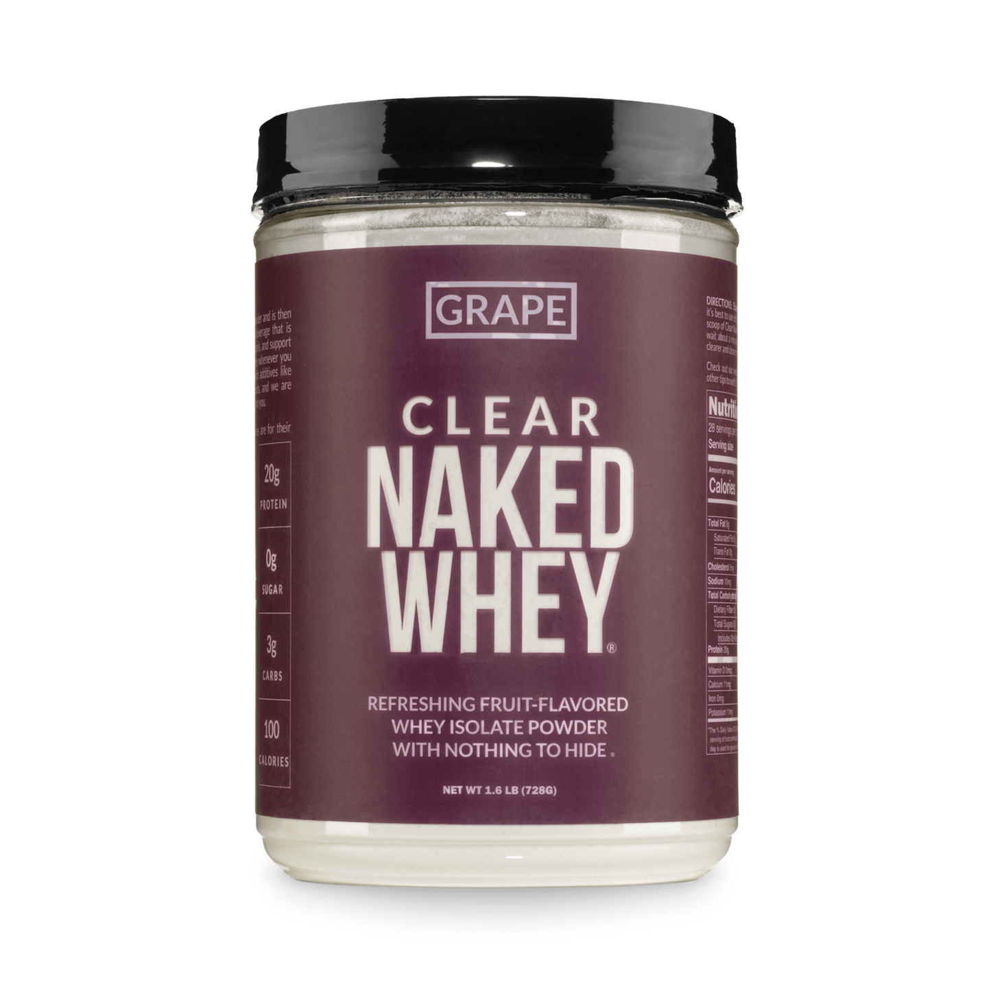 Grape Whey Protein Isolate - Grape for Straightforward Daily Mixing