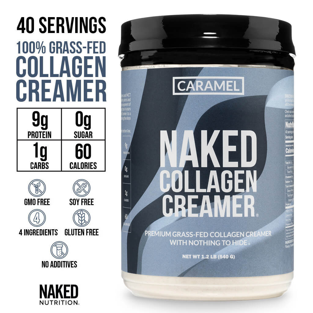 Caramel Coffee Creamer - Caramel Collagen Creamer for Smooth Iced Coffee Protein Routines