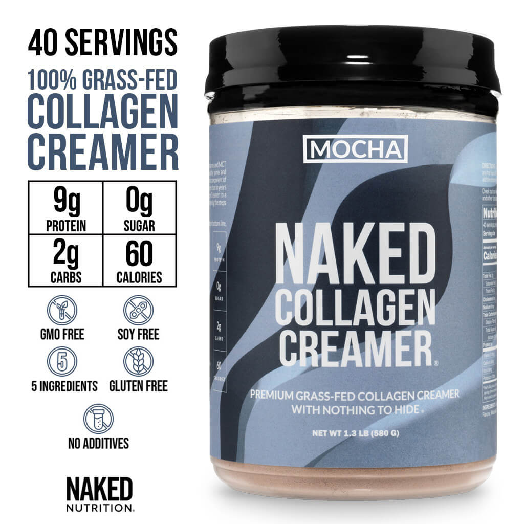 Mocha Coffee Creamer - Mocha Collagen Creamer for Smooth Iced Coffee Protein Routines