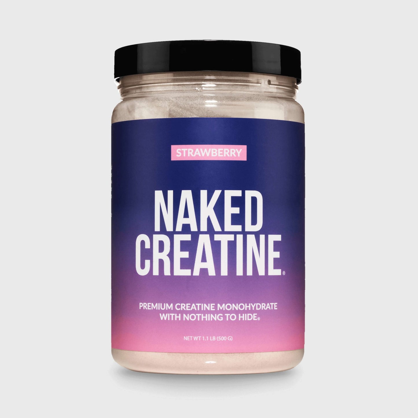 Strawberry Creatine Monohydrate Powder - Strawberry for Simple Pre- or Post-Workout Routines