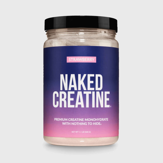 Strawberry Creatine Monohydrate Powder - Strawberry for Simple Pre- or Post-Workout Routines