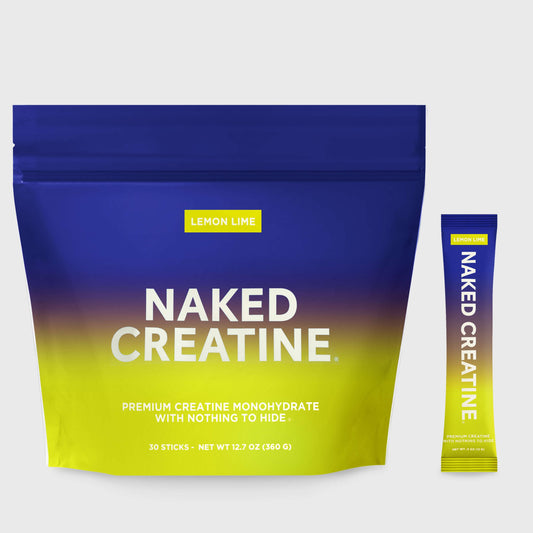 Lemon Lime Creatine Travel Packs - Lemon Lime Sticks for Simple Pre- or Post-Workout Routines