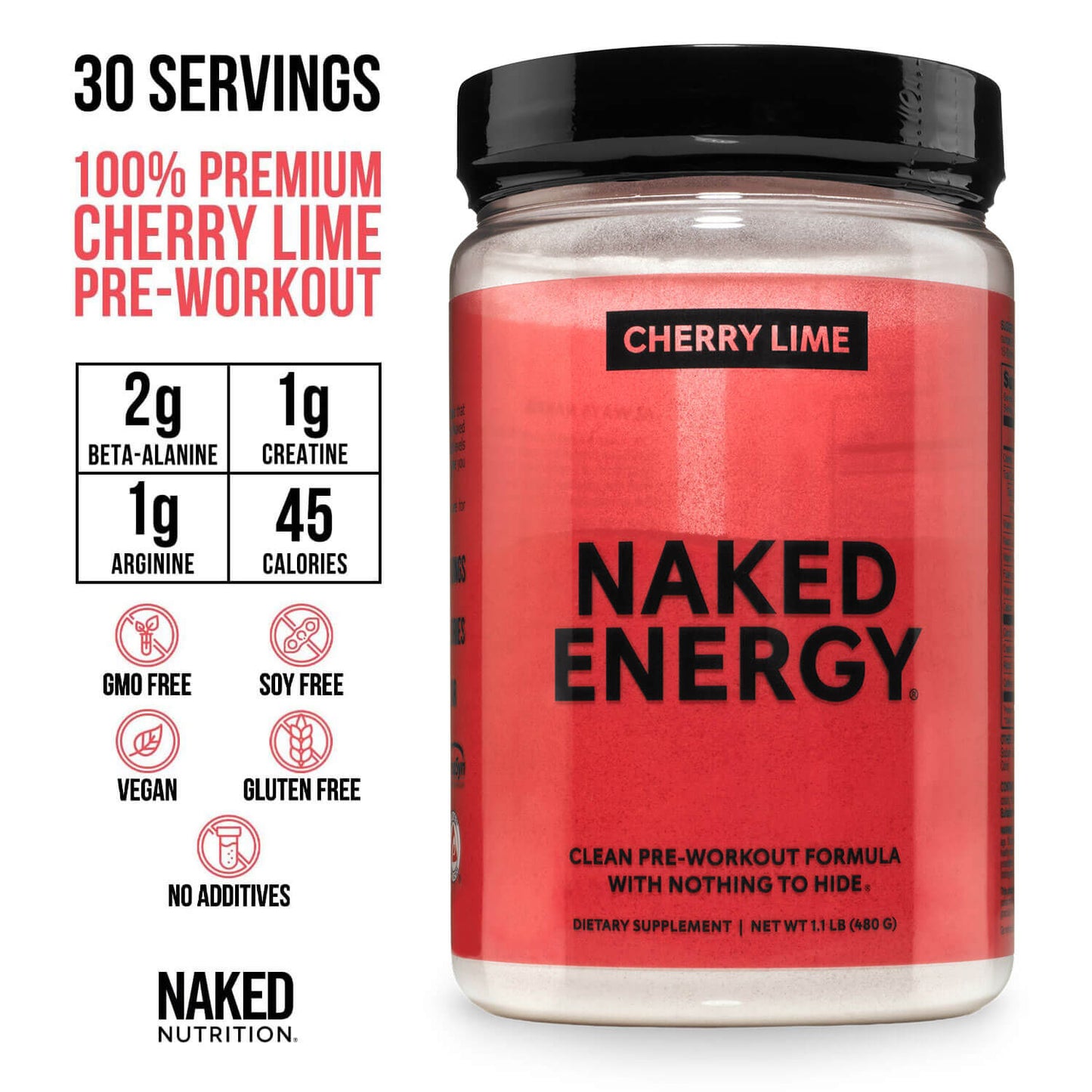 Cherry Lime Pre Workout Supplement - Cherry Lime for Simple Pre- or Post-Workout Routines