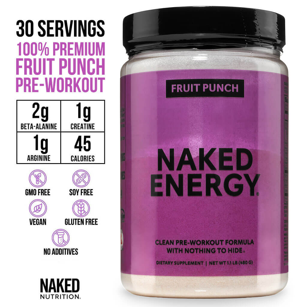 Fruit Punch Pre Workout Supplement - Fruit Punch for Simple Pre- or Post-Workout Routines