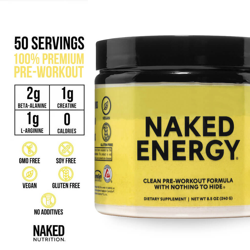 Pre Workout Supplement - Unflavored for Simple Pre- or Post-Workout Routines