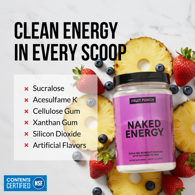 Fruit Punch Pre Workout Supplement - Fruit Punch for Simple Pre- or Post-Workout Routines