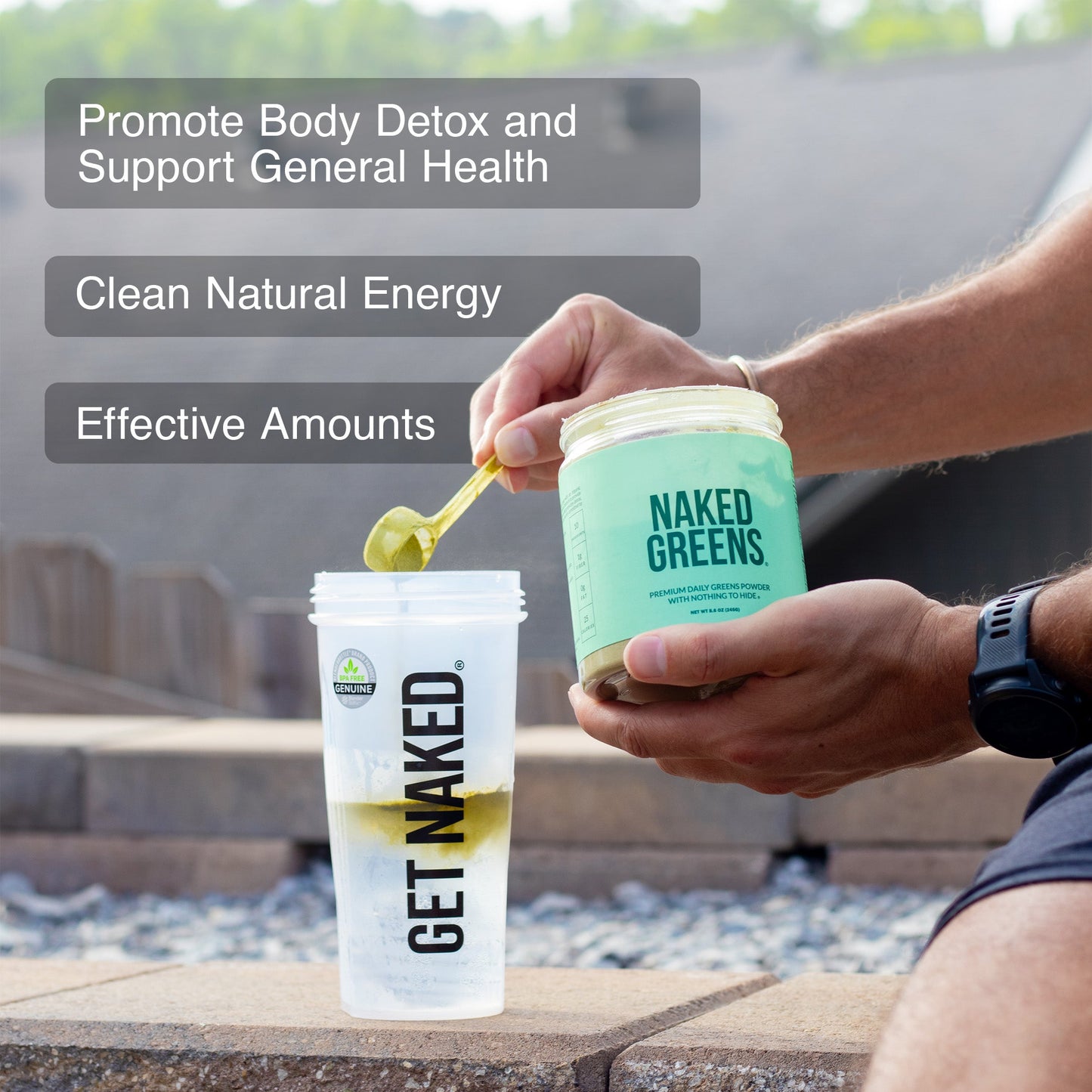 Organic Greens, Prebiotic & Probiotic Powder for Straightforward Daily Mixing