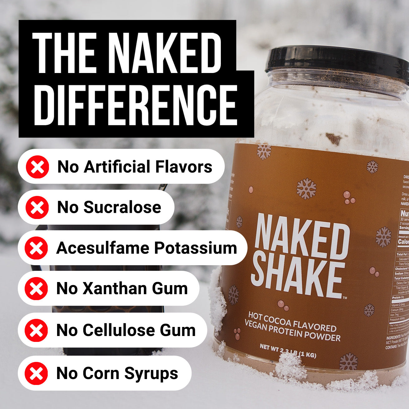 Hot Cocoa Protein Shake - Hot Cocoa for Smooth Shakes at Home or On the Go