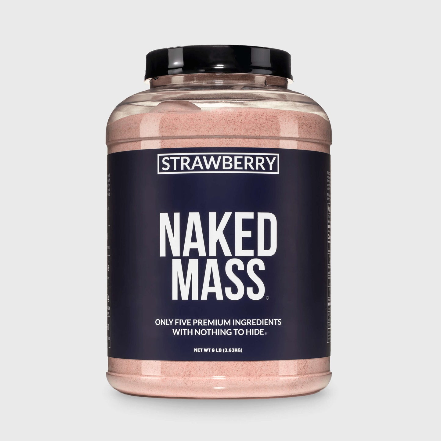 Strawberry Mass Gainer Protein Supplement - Strawberry Made for Smooth, Calorie-Rich Shakes