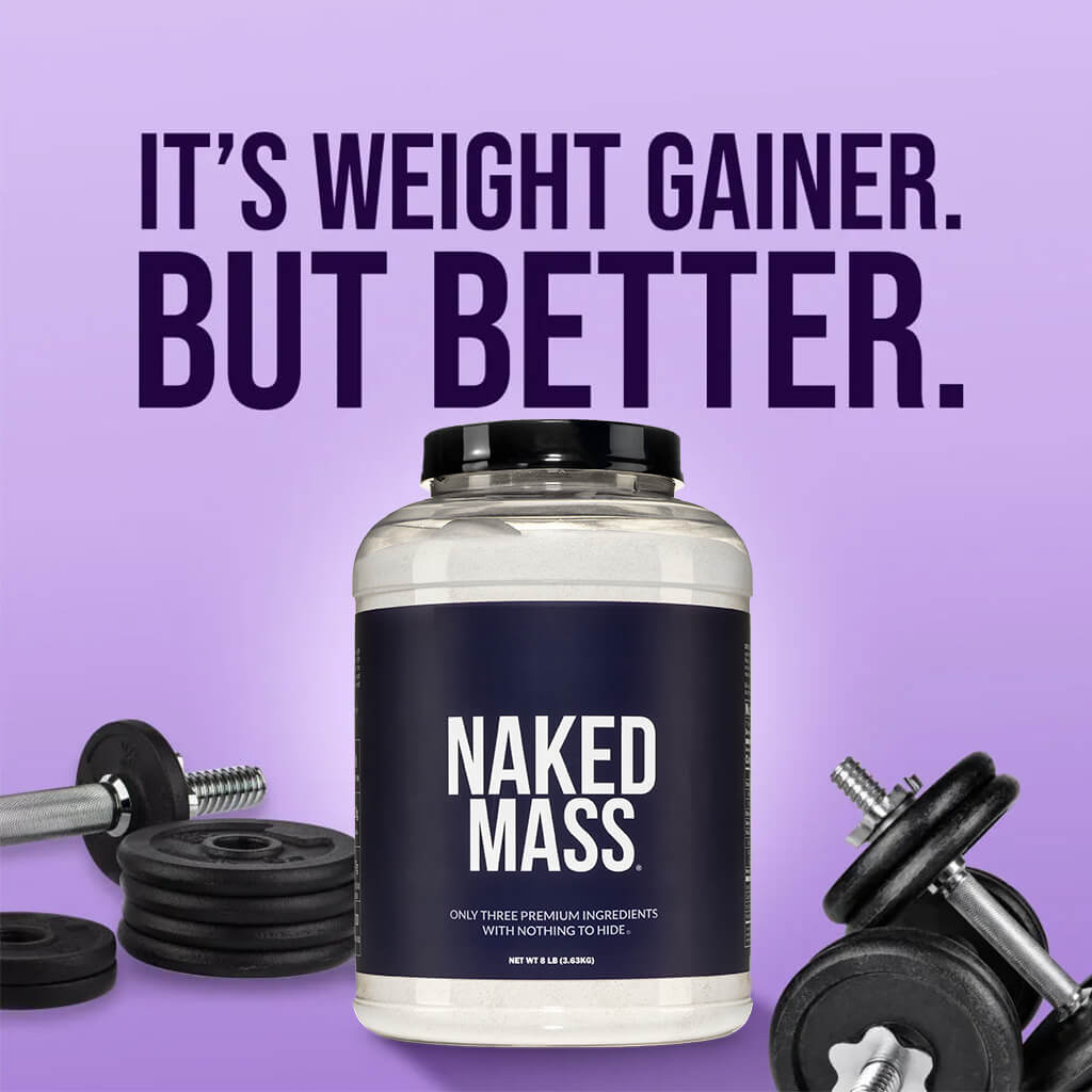 Mass Gainer Protein Supplement - Unflavored Made for Smooth, Calorie-Rich Shakes