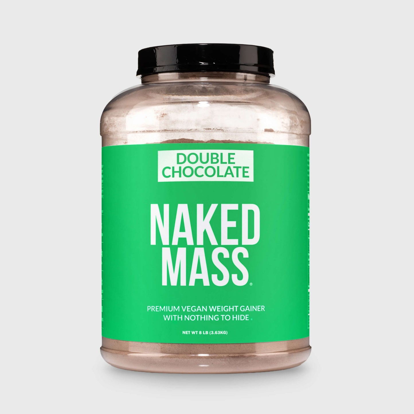 Double Chocolate Vegan Mass Gainer Supplement - Double Chocolate (Vegan) Made for Smooth, Calorie-Rich Shakes