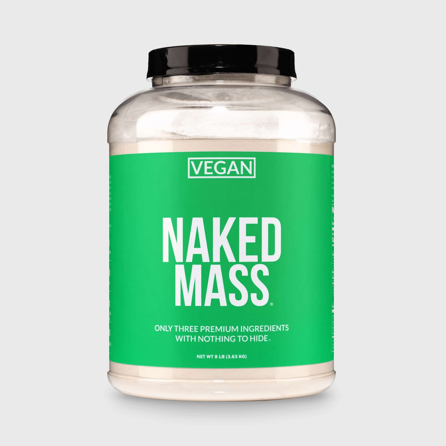 Vegan Mass Gainer Supplement - Unflavored (Vegan) Made for Smooth, Calorie-Rich Shakes