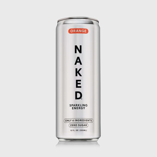 Orange Naked Sparkling Energy - Orange for Smooth Shakes at Home or On the Go