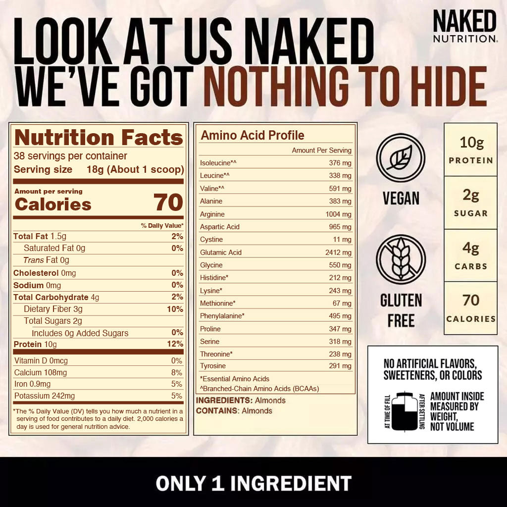 Powdered Almonds - Almond for Convenient Daily Protein Mixing