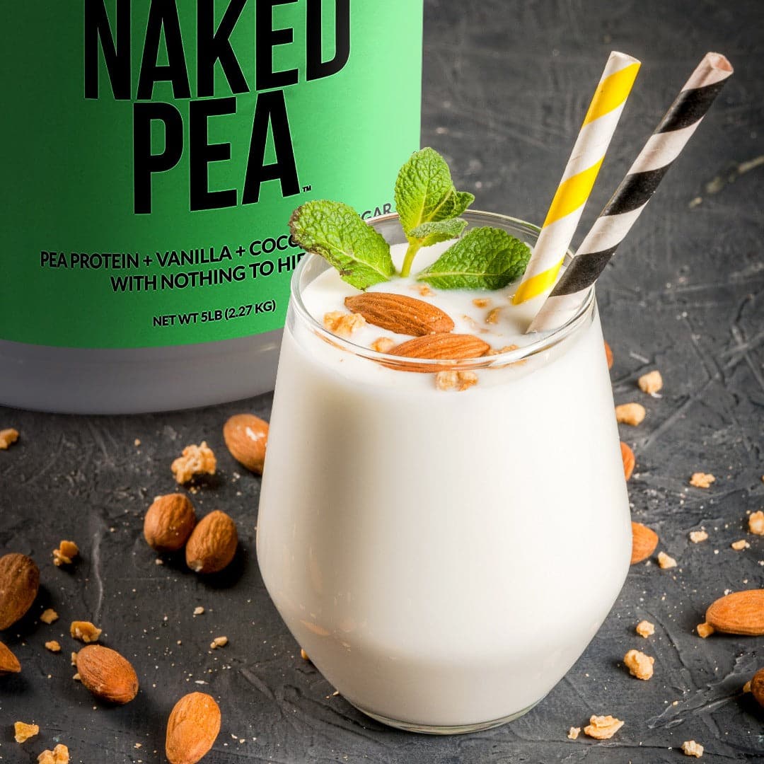 Vanilla Pea Protein Powder - Vanilla - Standard Size for Convenient Daily Protein Mixing