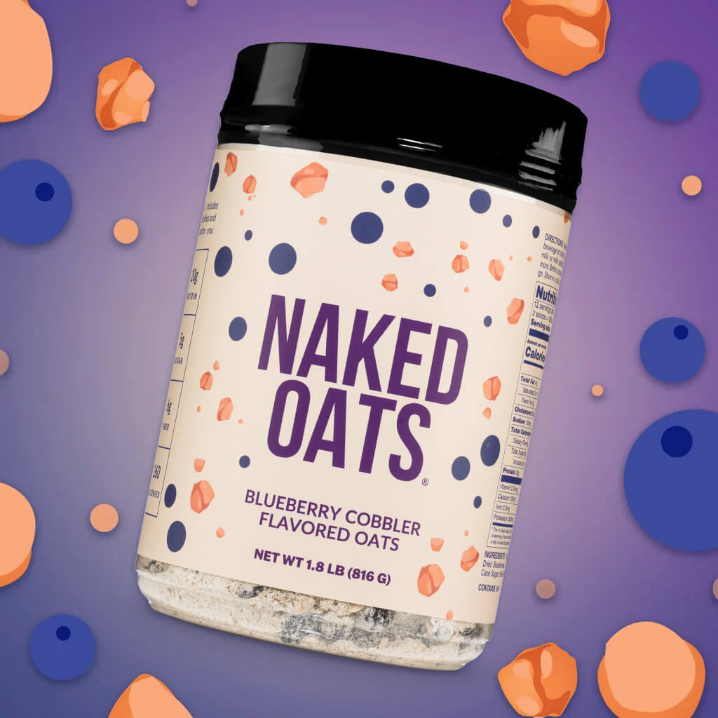 Blueberry Cobbler Protein Oats - Blueberry Cobbler Made for Quick and Flavorful Breakfasts