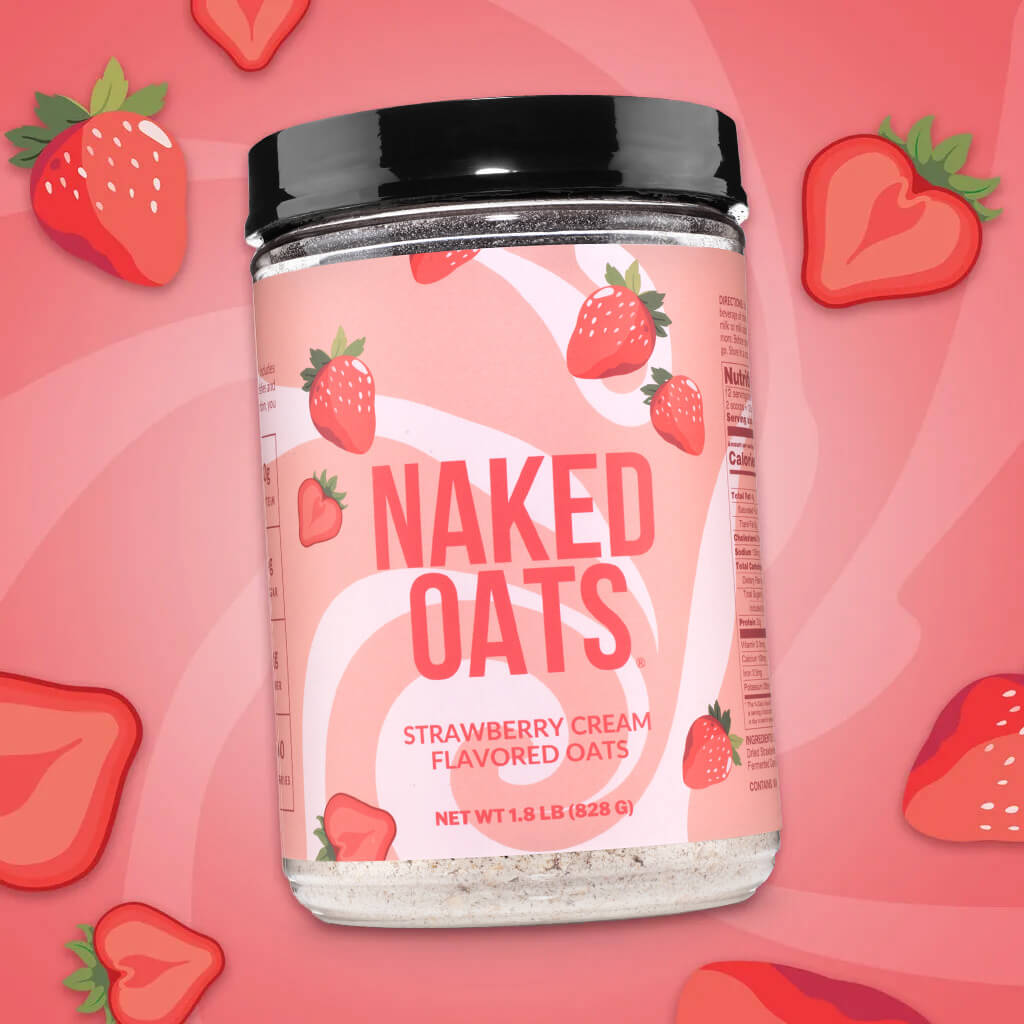 Strawberry Cream Protein Oats - Strawberry Cream Made for Quick and Flavorful Breakfasts