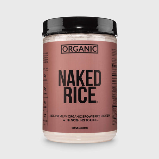 Organic Brown Rice Protein Powder 1lb - Unflavored 1LB for Convenient Daily Protein Mixing