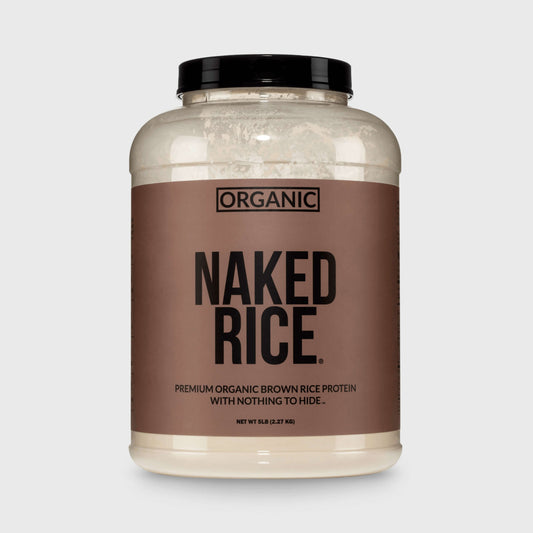Organic Brown Rice Protein Powder - 5LB Unflavored for Convenient Daily Protein Mixing