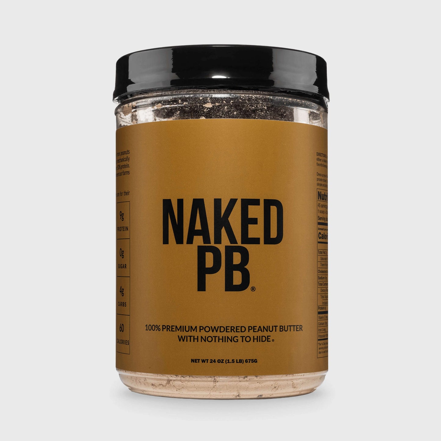 Powdered Peanut Butter - PB - 1.5 LB for Convenient Daily Protein Mixing