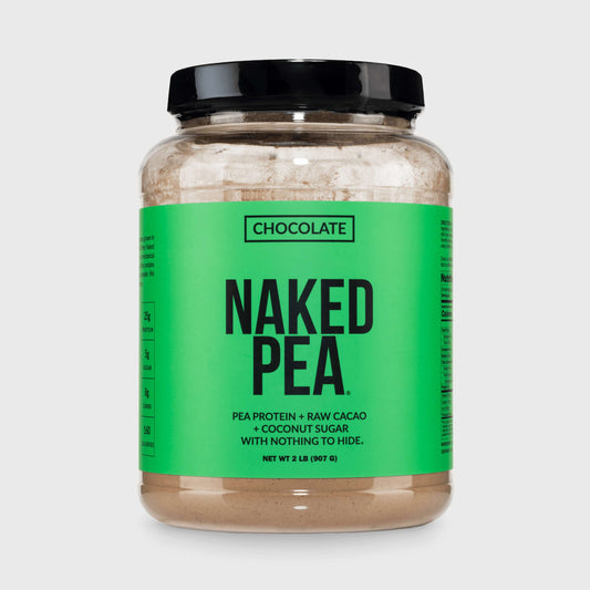 Chocolate Pea Protein Powder - Chocolate - Standard Size for Convenient Daily Protein Mixing