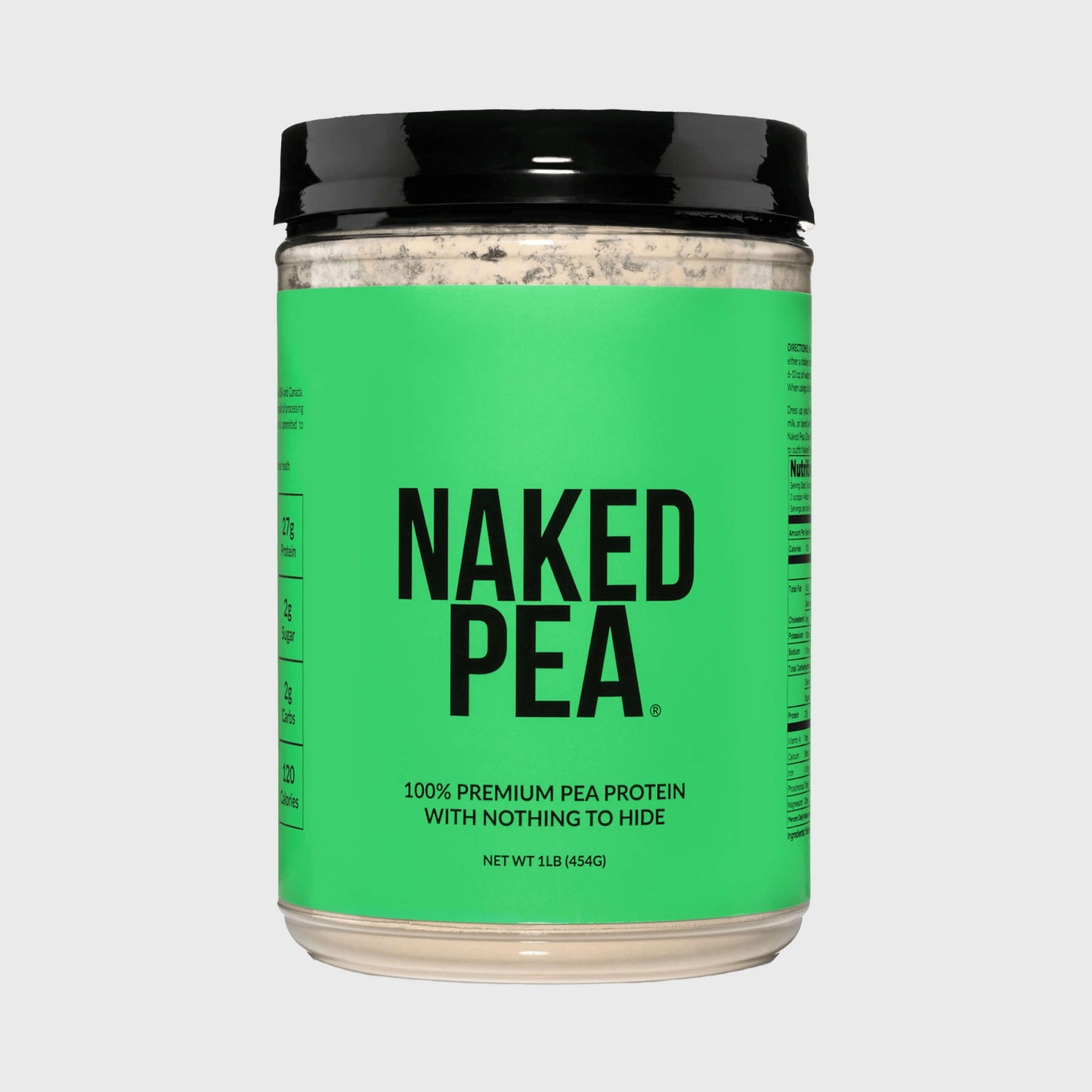 Pea Protein Powder 1lb - Unflavored for Convenient Daily Protein Mixing