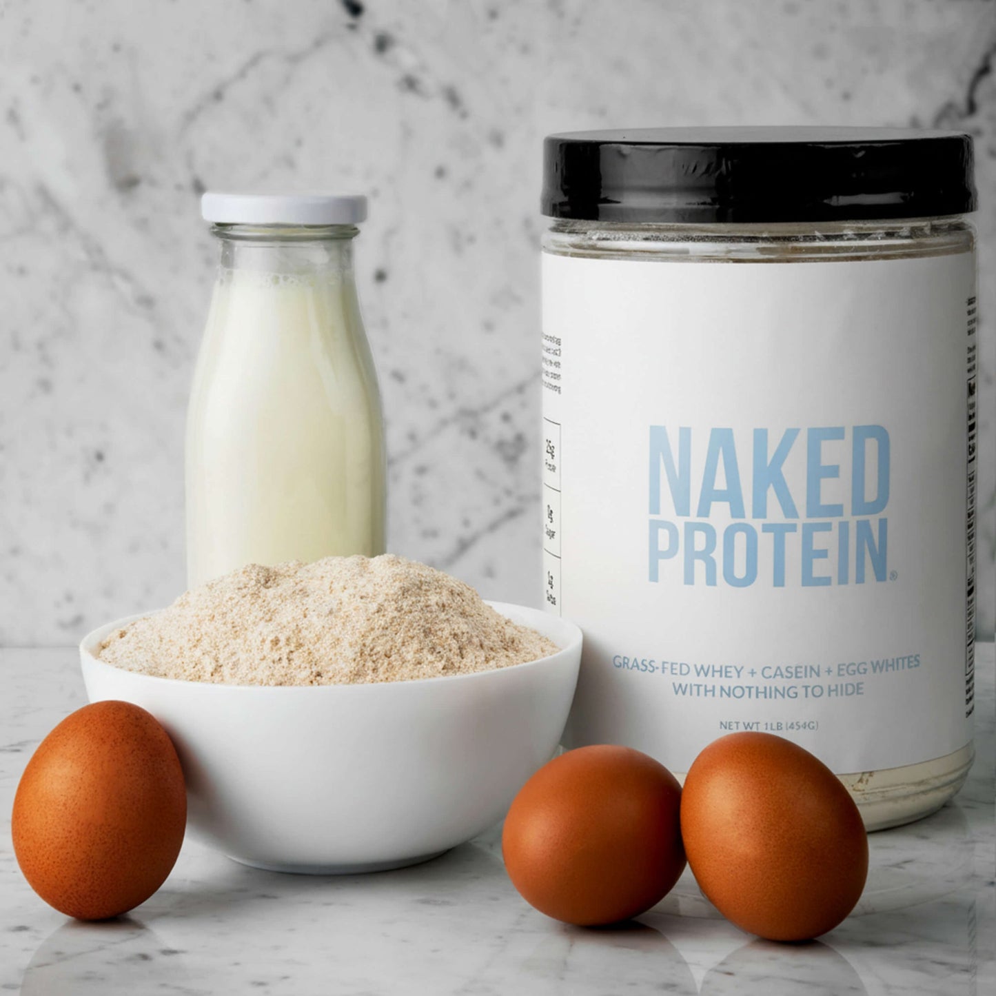 Protein Powder Blend - 3LB Egg Whey & Casein Protein Blend - 3LB for Convenient Daily Protein Mixing
