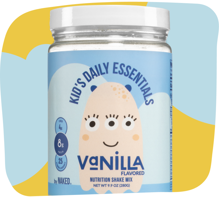 Kid's Nutrition Shake - Vanilla Formula for Simple Daily Nutrition Routines