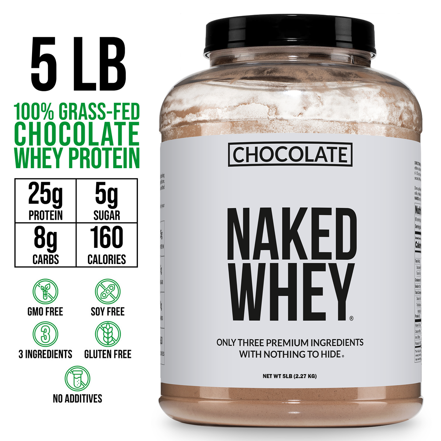 Chocolate Whey Protein Powder - Chocolate - Value Size for Convenient Daily Protein Mixing