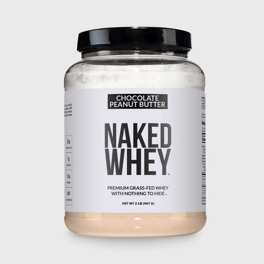 Chocolate Peanut Butter Whey Protein Powder 2LB - Chocolate PB for Convenient Daily Protein Mixing