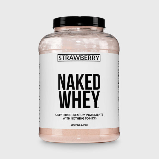 Strawberry Whey Protein Powder - Strawberry - Value Size for Convenient Daily Protein Mixing