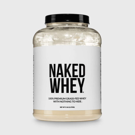 Grass Fed Whey Protein Powder - Unflavored - Bulk Size for Convenient Daily Protein Mixing