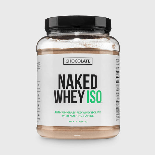 Chocolate Grass-Fed Whey Isolate Protein Powder - Chocolate for Convenient Daily Protein Mixing