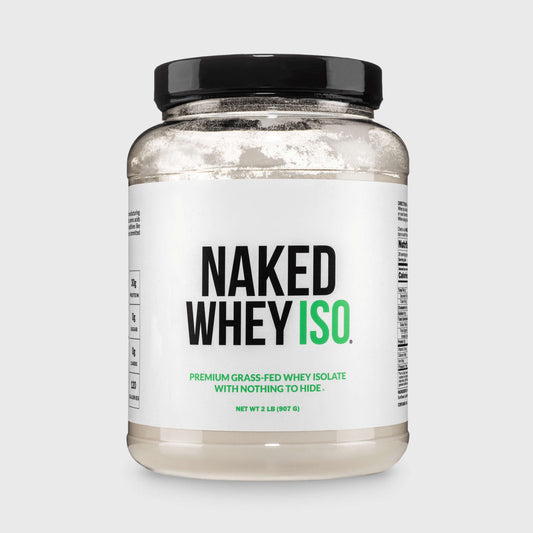 Grass Fed Whey Isolate Protein Powder - Unflavored for Convenient Daily Protein Mixing