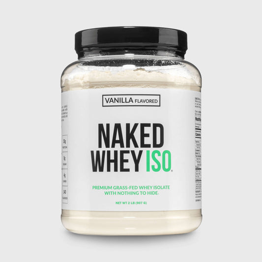 Vanilla Grass-Fed Whey Isolate Protein Powder - Vanilla for Convenient Daily Protein Mixing