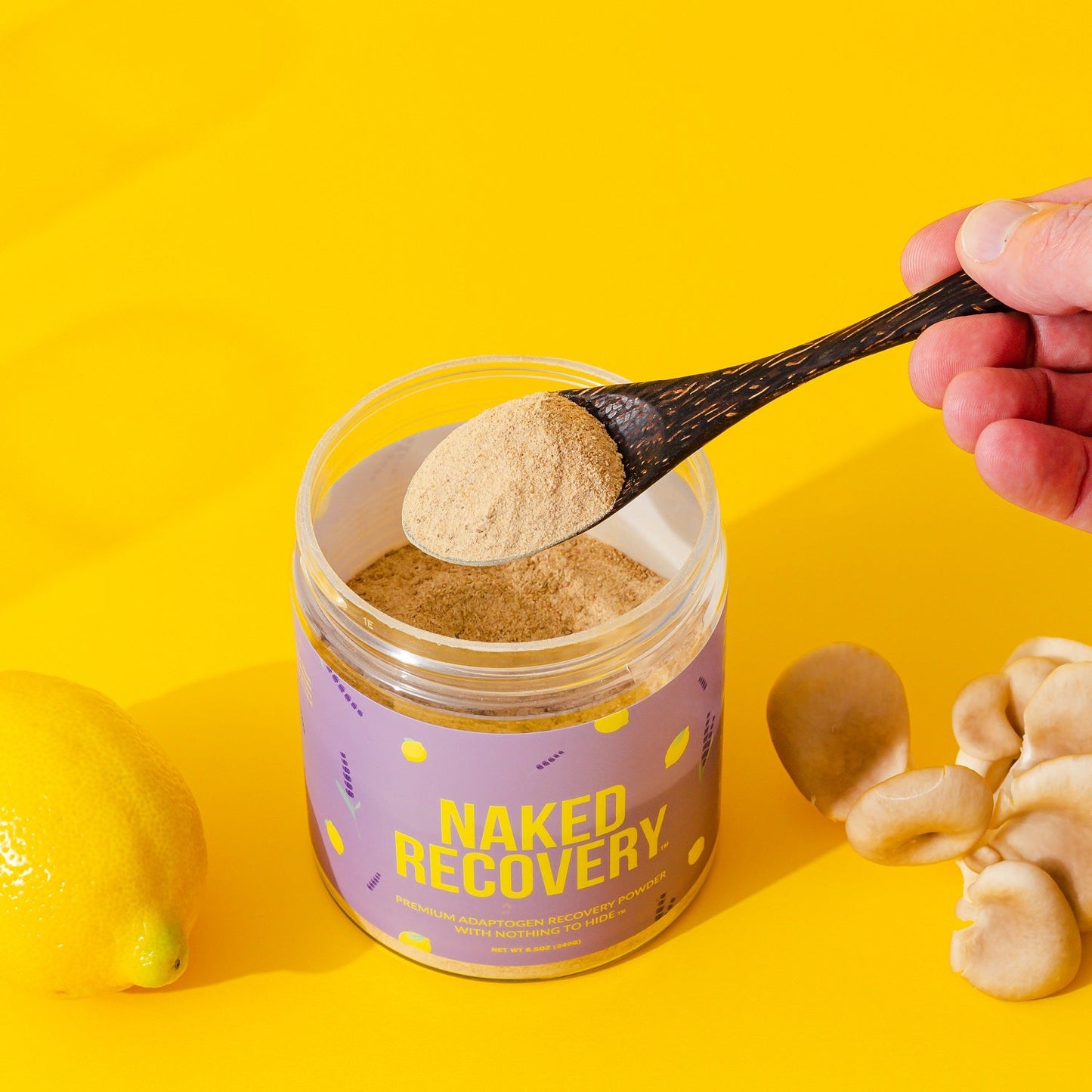 Mushroom Blend Supplement with Tart Cherry & Lemon Balm for Straightforward Daily Mixing