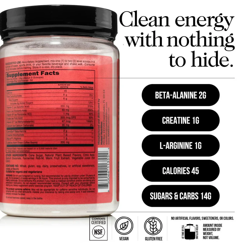 Cherry Lime Pre Workout Supplement - Cherry Lime for Simple Pre- or Post-Workout Routines