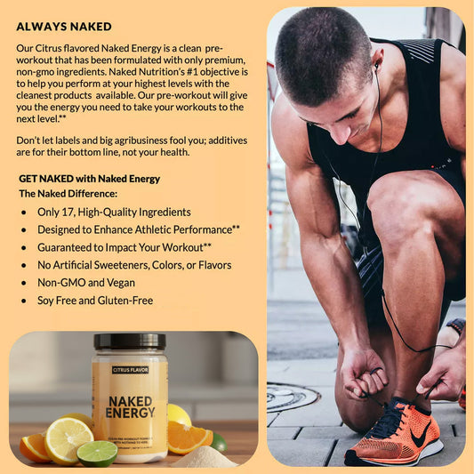 Citrus Pre Workout Supplement - Citrus for Simple Pre- or Post-Workout Routines